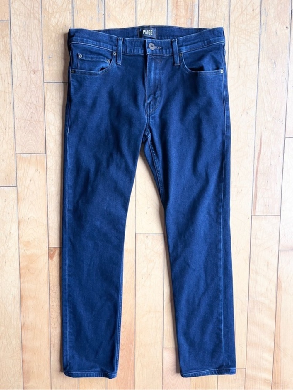PAIGE Classic Blue Dark Wash Premium Denim Jeans Size 31